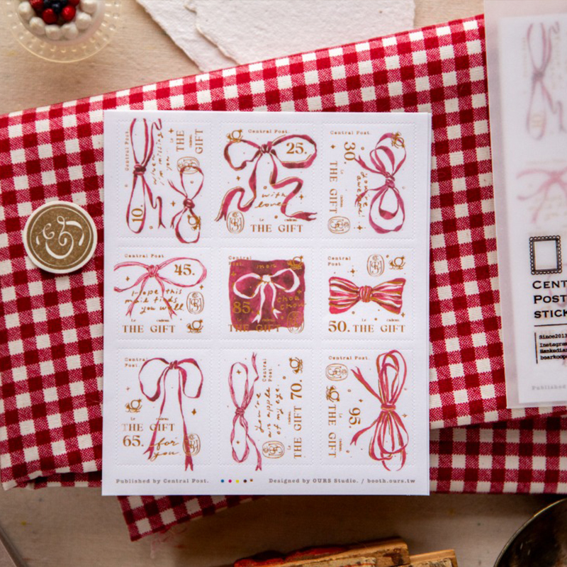 NEKONI Original Design Animals Stamp Sticker