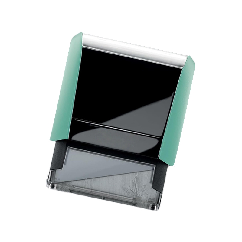 Trodat Printy 4912 Self Inking Do it Yourself (DIY) 4 line Personalized Custom Message or Address Stamp kit with Black Ink, Impression Size: 3/4” x 1-7/8” inch (Green)